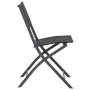 Sillas de jardín plegables 2 unidades acero y textileno de vidaXL, Sillas de jardín - Ref: Foro24-313082, Precio: 78,08 €, De...
