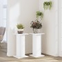 Soportes de plantas 2 uds madera ingeniería blanco 30x30x60 cm de , Soportes para macetas - Ref: Foro24-3307855, Precio: 61,4...