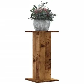 Soportes de plantas 2 uds madera roble envejecido 30x30x60 cm de , Soportes para macetas - Ref: Foro24-3307862, Precio: 63,53...
