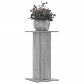 Soportes de plantas 2 uds madera gris Sonoma 30x30x60 cm de , Soportes para macetas - Ref: Foro24-3307860, Precio: 50,80 €, D...