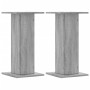 Soportes de plantas 2 uds madera gris Sonoma 30x30x60 cm de , Soportes para macetas - Ref: Foro24-3307860, Precio: 50,80 €, D...