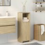 Armario de baño madera contrachapada color roble 30x30x95 cm de , Muebles de baño - Ref: Foro24-849601, Precio: 39,82 €, Desc...