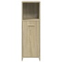 Armario de baño madera contrachapada color roble 30x30x95 cm de , Muebles de baño - Ref: Foro24-849601, Precio: 39,82 €, Desc...