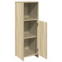 Armario de baño madera contrachapada color roble 30x30x95 cm de , Muebles de baño - Ref: Foro24-849601, Precio: 39,82 €, Desc...