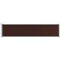 Toldo lateral retráctil para patio marrón 140x600 cm de vidaXL, Sombrillas - Ref: Foro24-313374, Precio: 88,80 €, Descuento: %