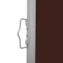 Toldo lateral retráctil para patio marrón 140x600 cm de vidaXL, Sombrillas - Ref: Foro24-313374, Precio: 87,20 €, Descuento: %