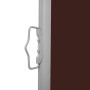 Toldo lateral retráctil para patio marrón 140x600 cm de vidaXL, Sombrillas - Ref: Foro24-313374, Precio: 88,80 €, Descuento: %