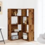 Estantería de esquina 4 niveles madera envejecida 85x85x140 cm de , Librerías y estanterías - Ref: Foro24-3307817, Precio: 17...