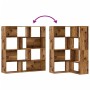 Estantería de esquina 4 niveles madera envejecida 85x85x140 cm de , Librerías y estanterías - Ref: Foro24-3307817, Precio: 17...