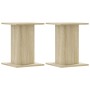 Soportes para plantas 2 uds madera roble Sonoma 30x30x40 cm de , Soportes para macetas - Ref: Foro24-3307848, Precio: 48,55 €...