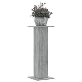 Soportes de plantas 2 uds madera gris Sonoma 30x30x80 cm de , Soportes para macetas - Ref: Foro24-3307869, Precio: 60,12 €, D...