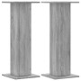Soportes de plantas 2 uds madera gris Sonoma 30x30x80 cm de , Soportes para macetas - Ref: Foro24-3307869, Precio: 61,66 €, D...