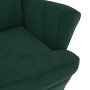 Sillón de terciopelo verde oscuro en Sillones | Comprar online en Foru.es