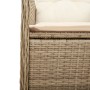 Mesita y sillas jardín 5 pzas y cojines ratán sintético beige de , Conjuntos de jardín - Ref: Foro24-3277098, Precio: 635,98 ...
