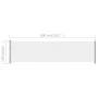 Toldo lateral retráctil para patio crema 600x160 cm de vidaXL, Sombrillas - Ref: Foro24-313376, Precio: 96,42 €, Descuento: %