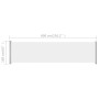 Toldo lateral retráctil para patio crema 600x160 cm de vidaXL, Sombrillas - Ref: Foro24-313376, Precio: 98,22 €, Descuento: %