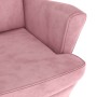 Sillón de terciopelo rosa en Sillones | Comprar online en Foru.es