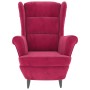 Sillón de tela color vino en Sillones | Comprar online en Foru.es