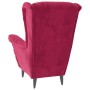 Sillón de tela color vino en Sillones | Comprar online en Foru.es