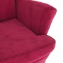 Sillón de tela color vino en Sillones | Comprar online en Foru.es