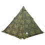 Tienda campaña familiar tipi 6 personas impermeable camuflaje de , Tiendas de campaña - Ref: Foro24-4009444, Precio: 160,77 €...
