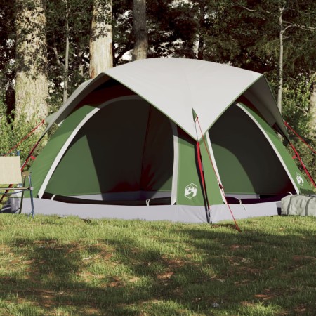 Tienda de campaña 4 personas impermeable verde de , Tiendas de campaña - Ref: Foro24-4009452, Precio: 69,05 €, Descuento: %