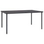 Mesa de comedor de jardín acero gris antracita 150x90x74 cm de vidaXL, Mesas de jardín - Ref: Foro24-313087, Precio: 204,21 €...