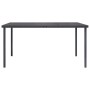 Mesa de comedor de jardín acero gris antracita 150x90x74 cm de vidaXL, Mesas de jardín - Ref: Foro24-313087, Precio: 204,21 €...