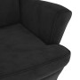 Sillón de terciopelo negro en Sillones | Comprar online en Foru.es