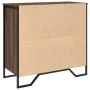 Aparador de madera de ingeniería marrón roble 79,5x35,5x74,5 cm de , Aparadores - Ref: Foro24-848548, Precio: 76,12 €, Descue...
