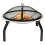 Brasero y barbacoa 2 en 1 atizador acero inoxidable 56x56x49 cm de vidaXL, Chimeneas - Ref: Foro24-313353, Precio: 61,03 €, D...