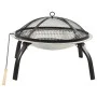 Brasero y barbacoa 2 en 1 atizador acero inoxidable 56x56x49 cm de vidaXL, Chimeneas - Ref: Foro24-313353, Precio: 61,03 €, D...