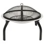 Brasero y barbacoa 2 en 1 atizador acero inoxidable 56x56x49 cm de vidaXL, Chimeneas - Ref: Foro24-313353, Precio: 61,03 €, D...