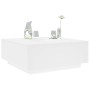 Mesa de centro madera de ingeniería blanca 100x100x40 cm de , Mesas de centro - Ref: Foro24-3284049, Precio: 156,32 €, Descue...