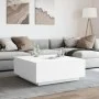 Weißer Couchtisch aus Holzwerkstoff 100x100x40 cm von , Couchtisch - Ref: Foro24-3284049, Preis: 154,01 €, Rabatt: %