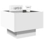 Mesita de noche con LED Infinity blanca 40x40x30 cm de , Mesitas de noche - Ref: Foro24-3284063, Precio: 88,37 €, Descuento: %