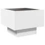 Mesita de noche con LED Infinity blanca 40x40x30 cm de , Mesitas de noche - Ref: Foro24-3284063, Precio: 86,65 €, Descuento: %