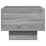 Mesa de centro con Infinity LED gris Sonoma 40x40x30 cm de , Mesitas de noche - Ref: Foro24-3284068, Precio: 71,45 €, Descuen...