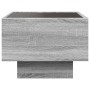 Mesa de centro con Infinity LED gris Sonoma 40x40x30 cm de , Mesitas de noche - Ref: Foro24-3284068, Precio: 71,45 €, Descuen...