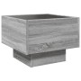 Mesa de centro con Infinity LED gris Sonoma 40x40x30 cm de , Mesitas de noche - Ref: Foro24-3284068, Precio: 71,45 €, Descuen...