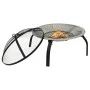 Brasero y barbacoa 2 en 1 atizador acero inoxidable 56x56x49 cm de vidaXL, Chimeneas - Ref: Foro24-313353, Precio: 61,03 €, D...