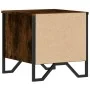 Mesita de noche madera de ingeniería roble ahumado 40x41x40 cm de , Mesitas de noche - Ref: Foro24-848508, Precio: 43,02 €, D...