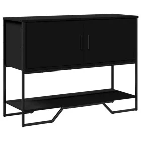 Schwarzer Konsolentisch aus Ingenieurholz 100x35x74,5 cm von , Seitentische - Ref: Foro24-848534, Preis: 74,38 €, Rabatt: %
