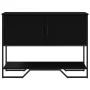 Mesa consola madera de ingeniería negra 100x35x74,5 cm de , Mesas auxiliares - Ref: Foro24-848534, Precio: 74,38 €, Descuento: %