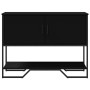 Mesa consola madera de ingeniería negra 100x35x74,5 cm de , Mesas auxiliares - Ref: Foro24-848534, Precio: 75,60 €, Descuento: %