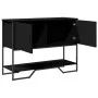 Mesa consola madera de ingeniería negra 100x35x74,5 cm de , Mesas auxiliares - Ref: Foro24-848534, Precio: 74,38 €, Descuento: %