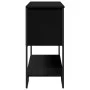 Mesa consola madera de ingeniería negra 100x35x74,5 cm de , Mesas auxiliares - Ref: Foro24-848534, Precio: 74,38 €, Descuento: %
