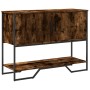 Mesa consola madera de ingeniería roble ahumado 100x35x74,5 cm de , Mesas auxiliares - Ref: Foro24-848536, Precio: 66,45 €, D...