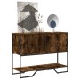 Mesa consola madera de ingeniería roble ahumado 100x35x74,5 cm de , Mesas auxiliares - Ref: Foro24-848536, Precio: 66,45 €, D...