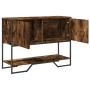 Mesa consola madera de ingeniería roble ahumado 100x35x74,5 cm de , Mesas auxiliares - Ref: Foro24-848536, Precio: 66,45 €, D...